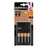 Cargador 4 Baterias Aa 2500mah Recargable Duracell Dx1500