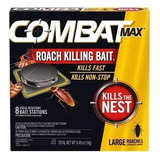 Combat Max Mata Cucarachas 8 Trampas Cebo 12gr