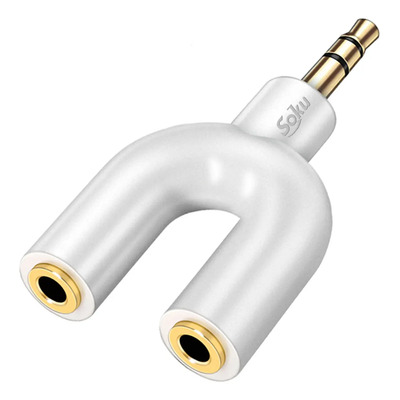 Soku Mini Adaptador Divisor Audio Microfono Bocinas Calidad | MercadoLibre