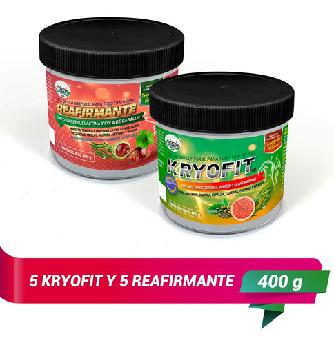 Gel Kryofit Reductor Abdomen Reafirmante Para Panza Cintura