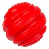 Brinquedo Cães Bola Spiral Buddy Flex Jogar Buscar Piscina Vermelho