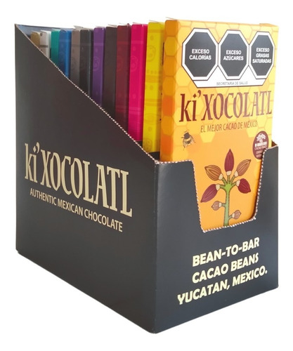 12 Barras Ki Xocolatl  Varios Sabores Cacao Criollo,orgánico