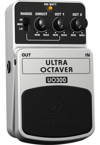 Uo-300 Pedal Behringer Ultra Octaver Color Gris