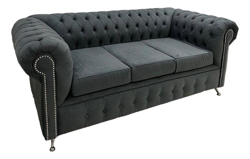 Sillón Chesterfield 3 Cuerpos. Envio Gratis. Tela A Eleccion