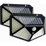 Luminaria Solar De Seguridad Para Jardin/exteriores 2 Pzs