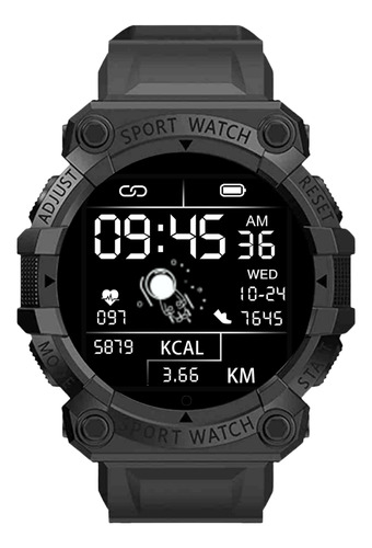 Smartwatch Reloj Inteligente Deportivo Ruffo Rf-fd68 Negro