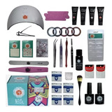 Kit De Acrigel Full Wish Lampara Led Mc Nails