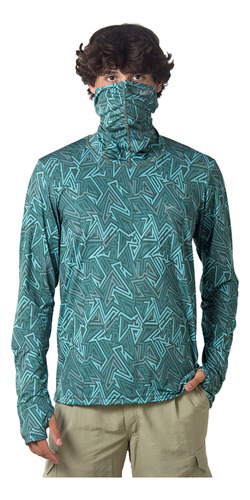 Remera Pesca Libertad Uv50 Complex Con Pasamontaña Outdoor