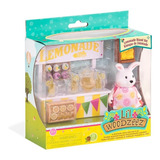 Lil Woodzeez 6539 Set Puesto De Limonada Con Figura Coneja