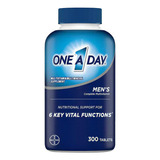 Multivitamínico Masculino, Um Por Dia, 300 Tb, Bayer Vitamina Sabor Neutro