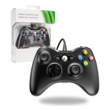 Controle Compativel Xbox 360 Pc Com Fio Manete Xbox360