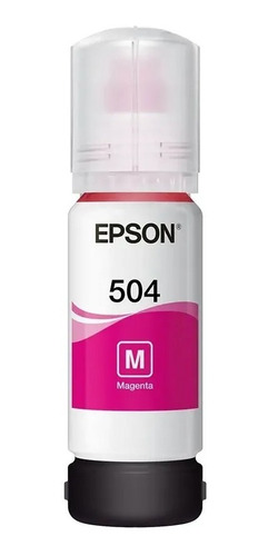 Botella Epson Ecotank T504 Magenta Serie L 70ml Dye T504 /v