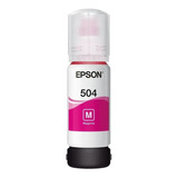 Botella Epson Ecotank T504 Magenta Serie L 70ml Dye T504 /v
