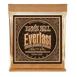 Ernie Ball Everlast Extra Light Cuerdas Para Guitarra