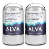 Alva Kit Mini Desodorantes Cristal Casal 60g