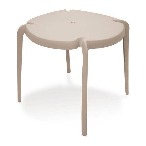 Mesa Plastica Monobloco Clarice Concreto Tramontina