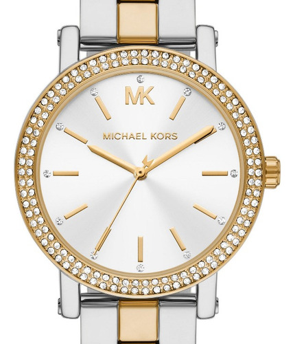 Reloj Michael Kors Original Mk7348 Plateado Para Dama