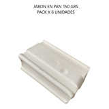 Jabon Blanco En Pan Para Lavar Ropa 150 Grs Romyl. Pack X 6 