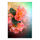 Vinilo Decorativo 20x30cm Rosa Flor Jardin Planta M2