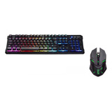 Kit Combo Gamer Teclado Memb + Mouse 6bot Backlight Njoytech