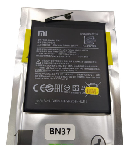 Bateria Bn37 Para Redmi 6 E Redmi 6a + Garantia