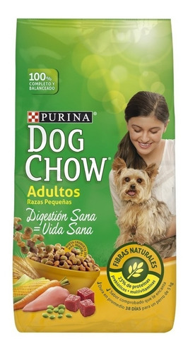 Alimento Dog Chow Vida Sana Digestión Sana Para Perro Adulto De Raza Pequeña Sabor Mix En Bolsa De 21 kg