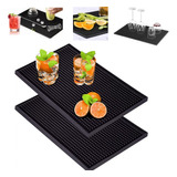 2pcstapete Para Bar Grande 45 X 30cm Barra Escurridor Barman