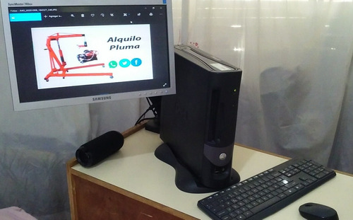 Pc, Cpu, Win 10,  Blue 30m, Red 300, Video Y Dvd Con Monitor