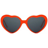 3 Gafas De Sol En Forma De Corazón De Amor Mujeres Rojo