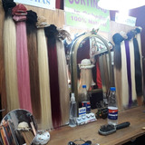 Cortinas De Cabello 100% Natural De 21 Cm De Ancho Y 60 Cm