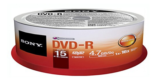 Cds Grabables Sony Dvd-r (eje De 15 Unidades)