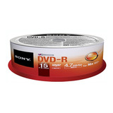 Cds Grabables Sony Dvd-r (eje De 15 Unidades)