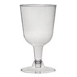 Copas De Plastico Transparente Para Vino De  6oz 12pzas