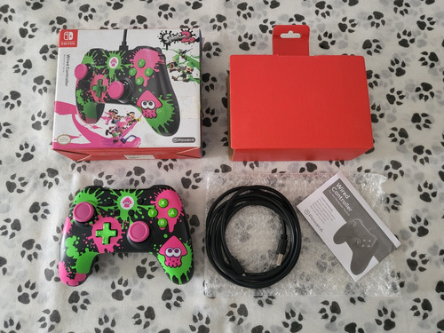 Controle Splatoon 2 ( Wired Power A ) Para Switch & Pc