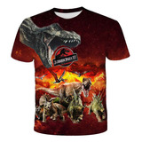 Sz Camiseta Con Estampado 3d De Dinosaurios De Parque