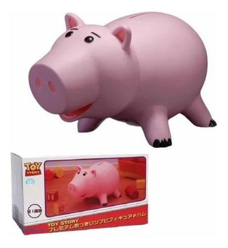 Cofre Porquinho Estilo Peppa Pig Toy Story Rosa Original