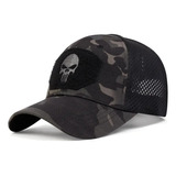 Gorra Punisher (castigador) Camuflada Unixes Bordada