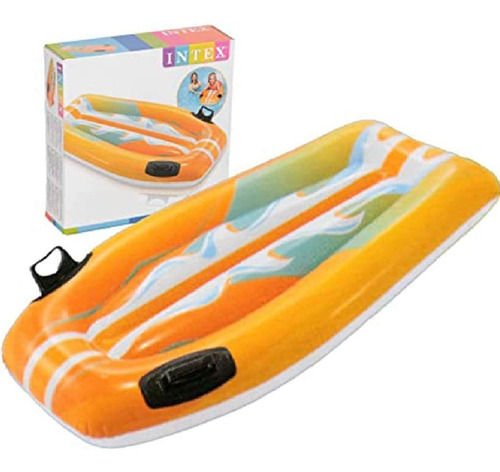 Bote Inflable Para Niños, Olas, Boya, Piscina, Juguete, Naranja