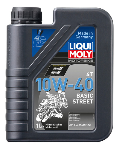 Racing 4t 10w40 1l Liqui Moly Aceite De Tecnologia Sintetica