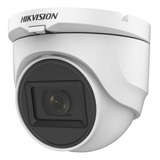 Cámara Turbo 5mp Domo Metal, Lente 2.8mm Ir30m, Hikvision Color Blanco