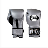 Guantes Cleto Reyes Color Plata Cierre De Contacto 14oz