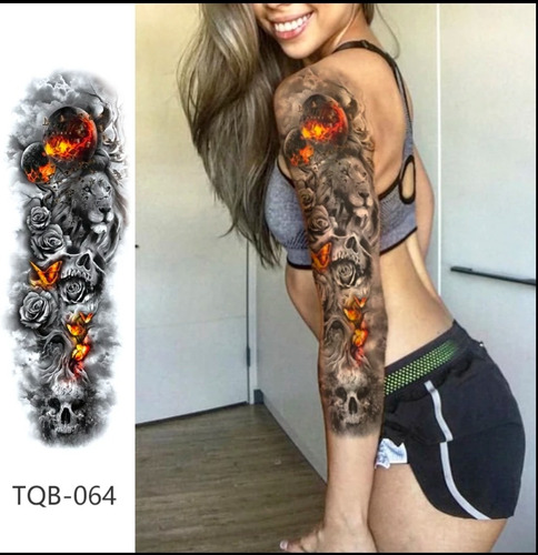 Tatoo Tatuaje Temporal Xl Modelo 064