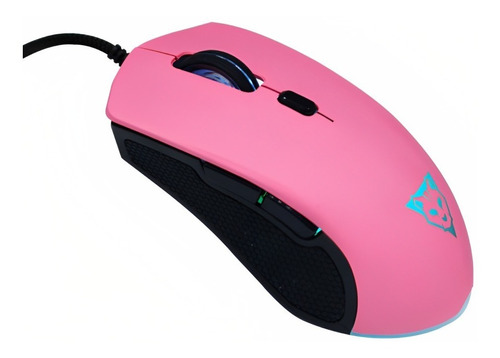 Mouse Ocelot Gaming Ogmm03 Alámbrico Rgb Rosa Negro