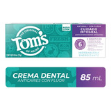 Pasta Dental Tom´s Cuidado Integral Hierbabuena Tubo De 85ml