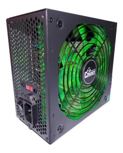 Fonte Gamer Atx 500w Real Silenciosa Pc Bivolt Cabo De Força