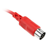 Cable Midi 5 Pines Hosa Rojo 90 Cm