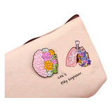Pin Broche  Esmaltado Cuerpo Organos Pulmones Cerebro X 1