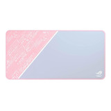 Mouse Pad Gamer Asus Sheath Rog De Goma Xl 440mm X 900mm X 3mm Pink/gray