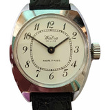 Reloj Watra De Luxe Rectangular Años 70 Cuerda Dama