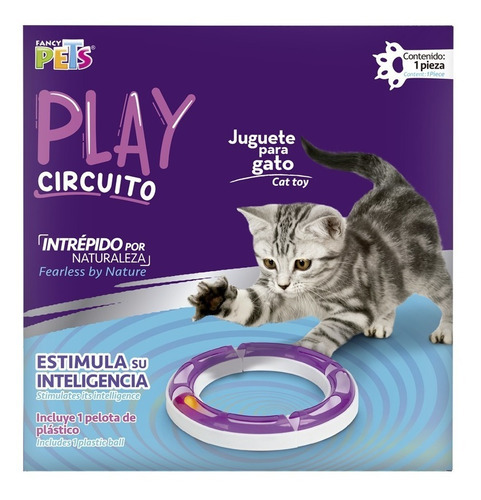 Fancy Pets Juguete Gato Play Circuito Interactivo C/pelota